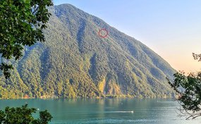 Luogo di intervento della Rega sopra Caprino