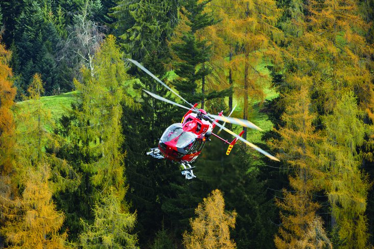 L'EC-145 à proximité au Moléson a pu rapidement intervenir