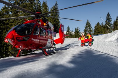 Rettungseinsatz auf den Pisten