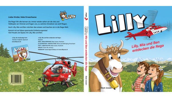 Libro «Lilly, Mia und Ben entdecken die Rega!» (tedesco), presentazione ingrandita