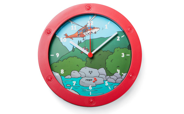 Wall clock helicopter, to the enlarged image